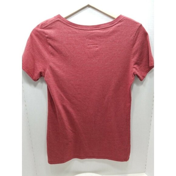 NIKE Arizona Diamondbacks Tshirt Women's Small Maroon MLB v-neck Athletic Cut - Picture 2 of 4